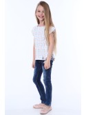 Bluza fetita cu modele si fundita NDZ8296 - Magazin online - Boutique